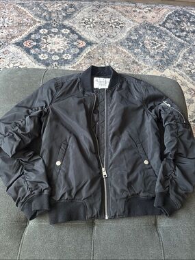 American Rag Black Bomber Jacket Size Small - Excellent Condition
